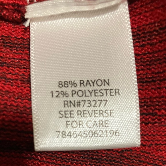 Candie’s Red Sweater Mini Dress— Size XS - Picture 8 of 9